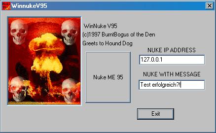 WinNuke im Einsatz gegen das eigene System: Sind wir verwundbar?